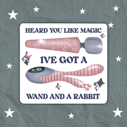 Wand and a Rabbit - Chappelle Roan Sticker