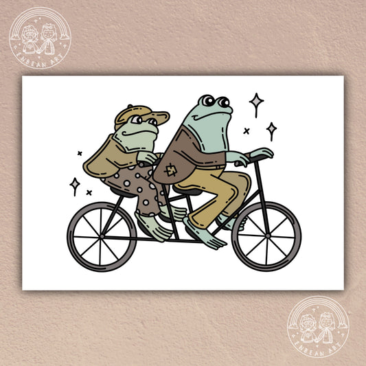 Frog and Toad Print