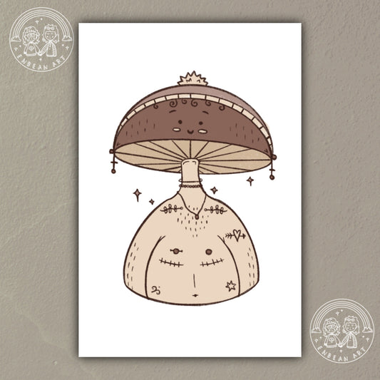 Mushroom Man Print