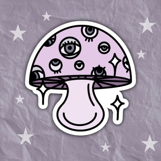 Mushroom Eye Sticker