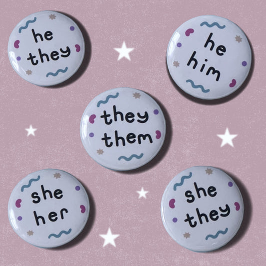 Pronoun Badges